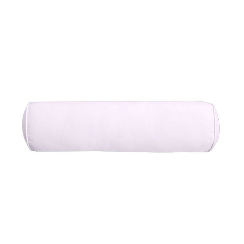 Pipe Trim Medium 24x6 Outdoor Bolster Pillow Cushion Insert Slip Cover AD107