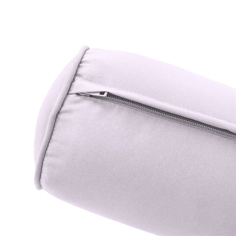 Pipe Trim Medium 24x6 Outdoor Bolster Pillow Cushion Insert Slip Cover AD107