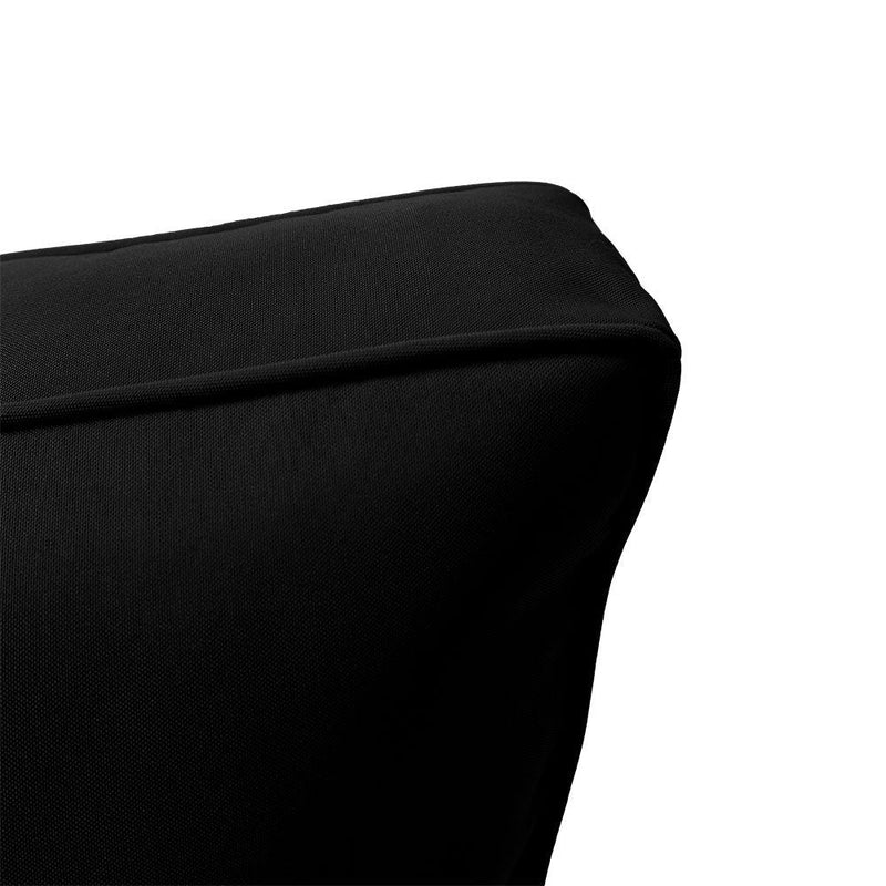 Pipe Trim Small 23x24x6 Outdoor Deep Seat Back Rest Bolster Slip Cover ONLY AD109