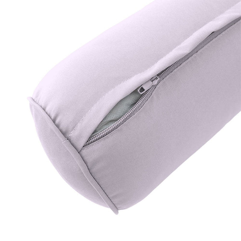 Pipe Trim Small 23x6 Outdoor Bolster Pillow Cushion Insert Slip Cover AD107