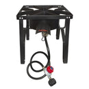 Propane Portable Gas Stove Burner Camper Cooker High Pressure UL Regulator BBQ