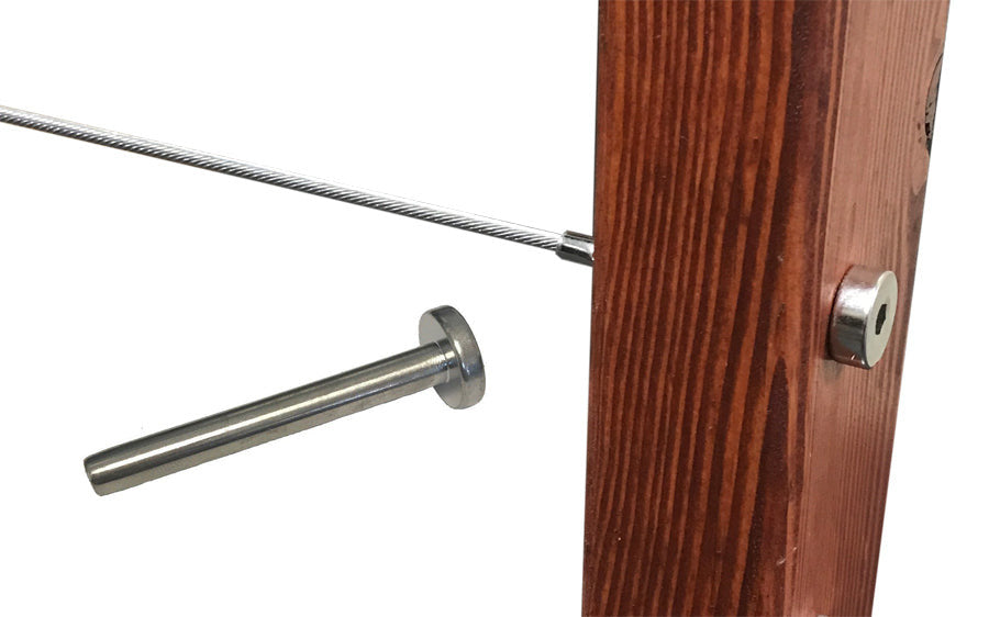 316 Stainless Steel Dome Swage Fitting For 3/16" Cable Railing – CRF-DOME-187