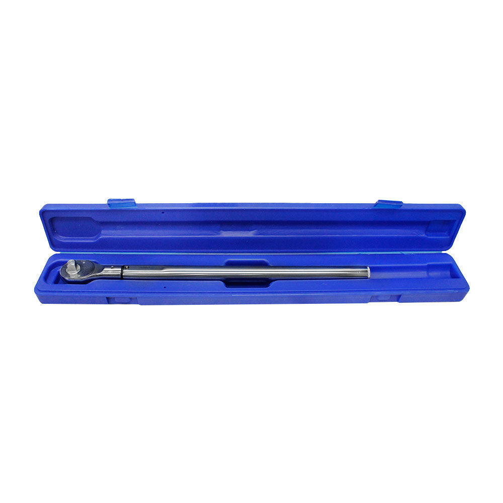 Steel Chrome Preset Torque Wrench Squared Ratchet Head 1/2" Drive 50 Ft-Lbs Audible Click