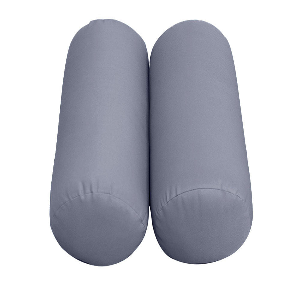 STYLE 3 - Mattress & Pillow Bolster Cushion for Outdoor Indoor Daybed Porch Swing Bed Knife Edge Twin-XL Size AD001 | COVERS ONLY |