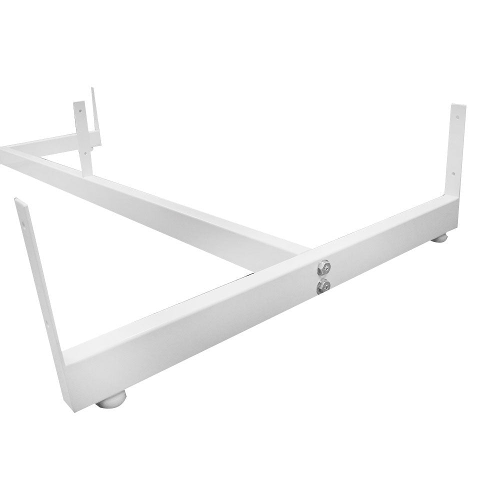 WHITE Gondola Base Floor Stand Display Gridwall Grid Panel Retail Fixture 50" x 25"
