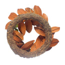 23" Spring Botanical Farmhouse Real Touch Artificial Magnolia Wreath Silk Floral Home Decoration