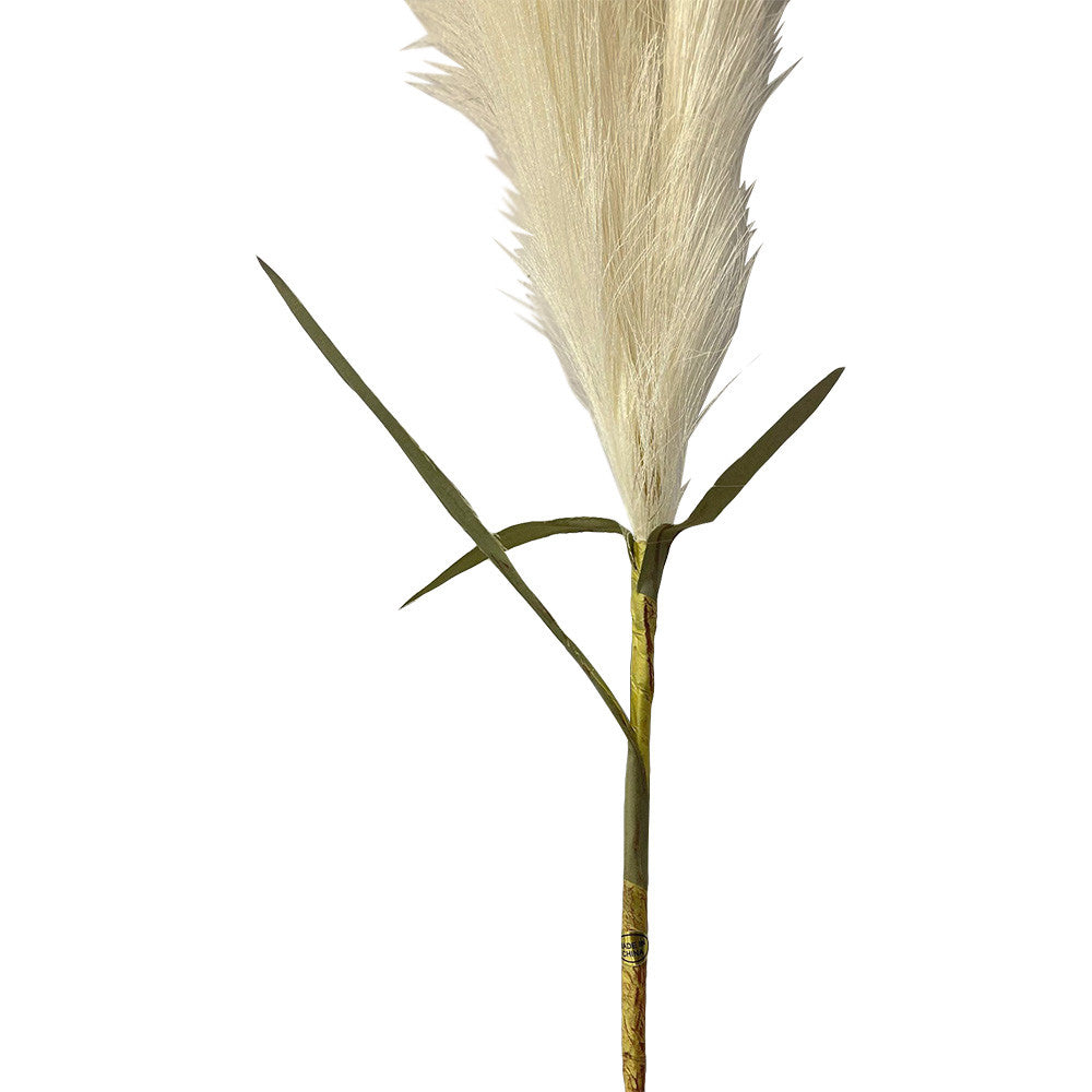 12 Pcs 33'' Single Pampas Grass Plume Stem Artificial Pampas Grass Home Decor