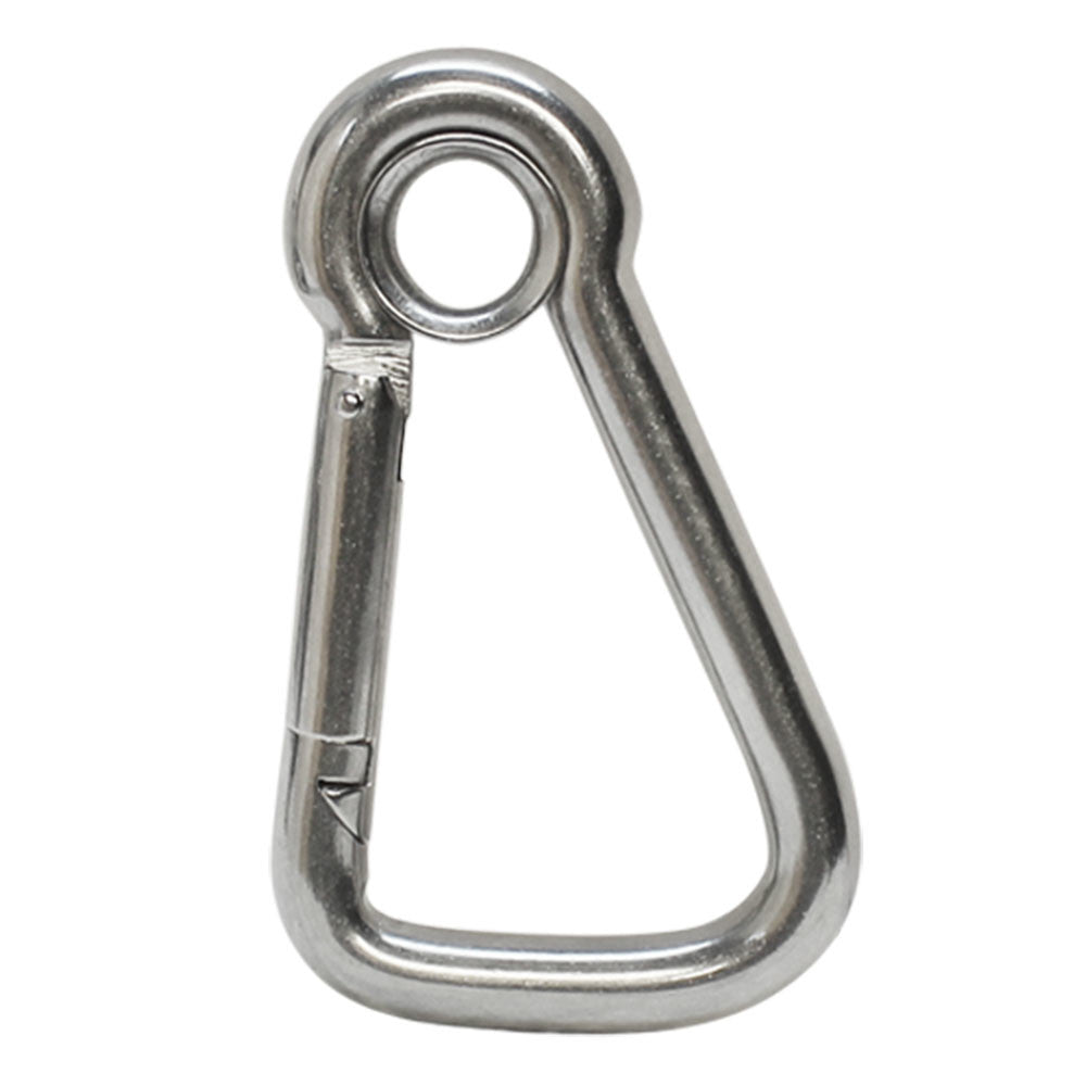 1/4'' Marine Boat Stainless Steel Carabiner Snap Hook w/ Eyelet Insert Boating