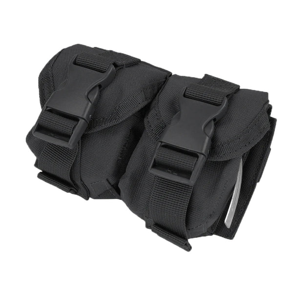 Condor Tactical Double Shell Utility Tool Nylon Closed Top Buckle Grenade Pouch - Black