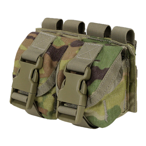 Condor Tactical Double Shell Utility Tool Nylon Closed Top Buckle Grenade Pouch - Scorpion