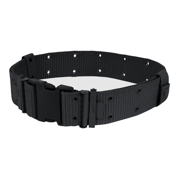 Condor GI Military Style Belt 2.25" Adjustable One Size Modular Nylon Belt Black