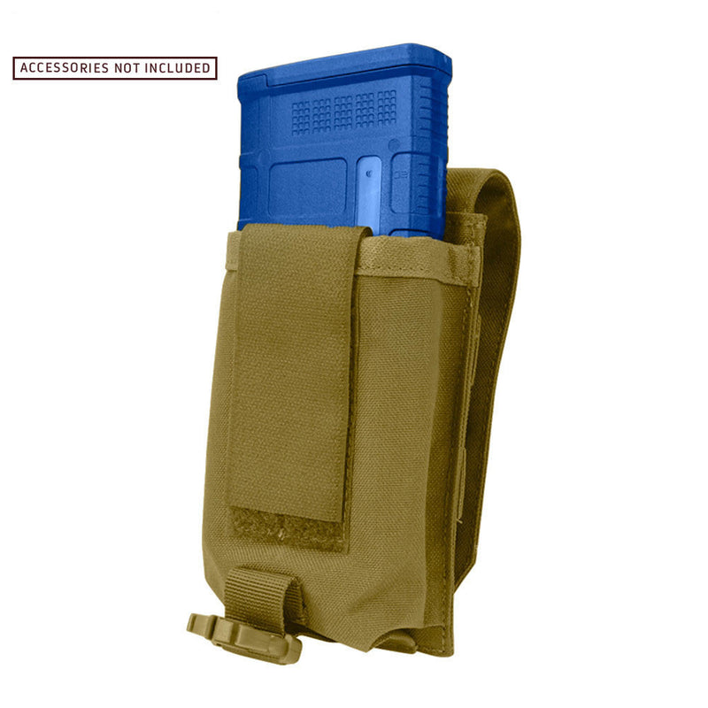 Condor Tactical Hook and Loop Buckled Universal Magazine Mag Pouch Coyote