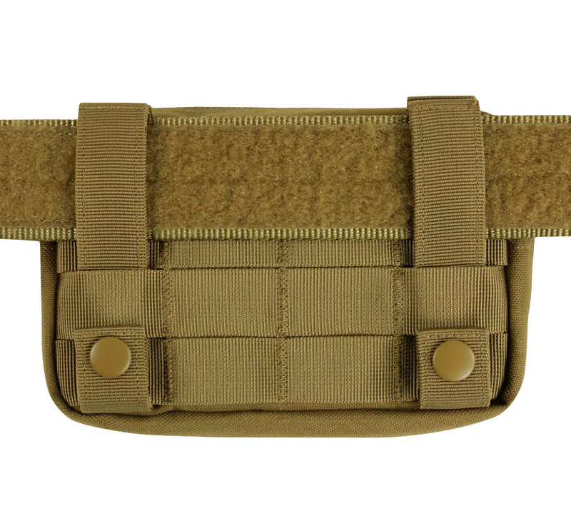 Condor MOLLE PALS Tactical Compact Utility Tool Hook Loop Panel Pouch Coyote