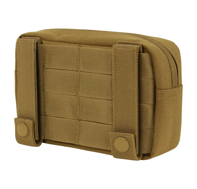 Condor MOLLE PALS Tactical Compact Utility Tool Hook Loop Panel Pouch Coyote