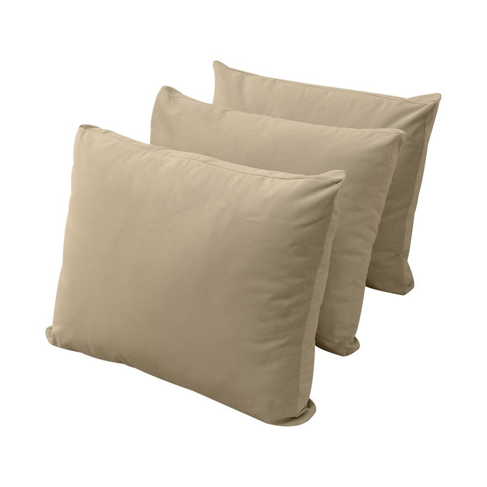 Style V3 Twin-XL Knife Edge Velvet Indoor Daybed Mattress Pillow Complete Set AD304