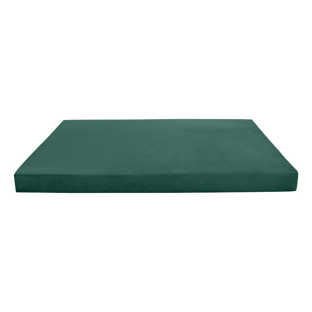 Style V3 Twin-XL Knife Edge Velvet Indoor Daybed Mattress Pillow Complete Set AD317