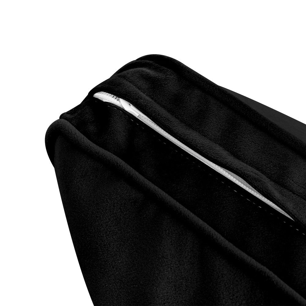 Style V3 Twin-XL Pipe Trim Velvet Indoor Daybed Mattress Pillow Complete Set AD374