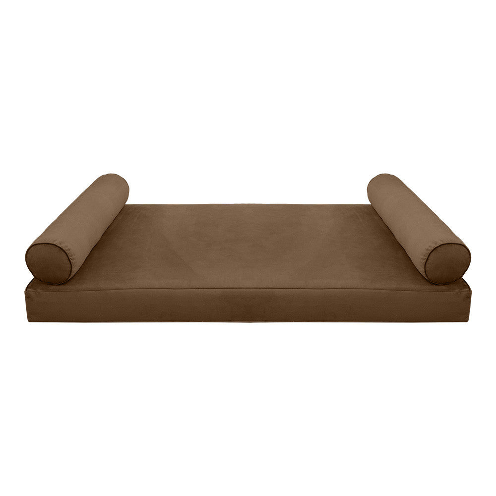 STYLE V5 TwinXL Velvet Pipe Trim Indoor Daybed Mattress Pillow |COVER ONLY| AD308