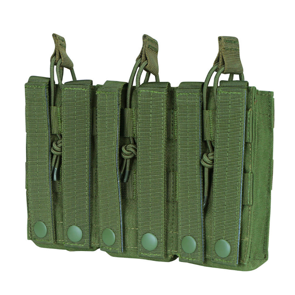 MOLLE PALS Modular Tactical Open Top Triple Magazine Mag Pouch