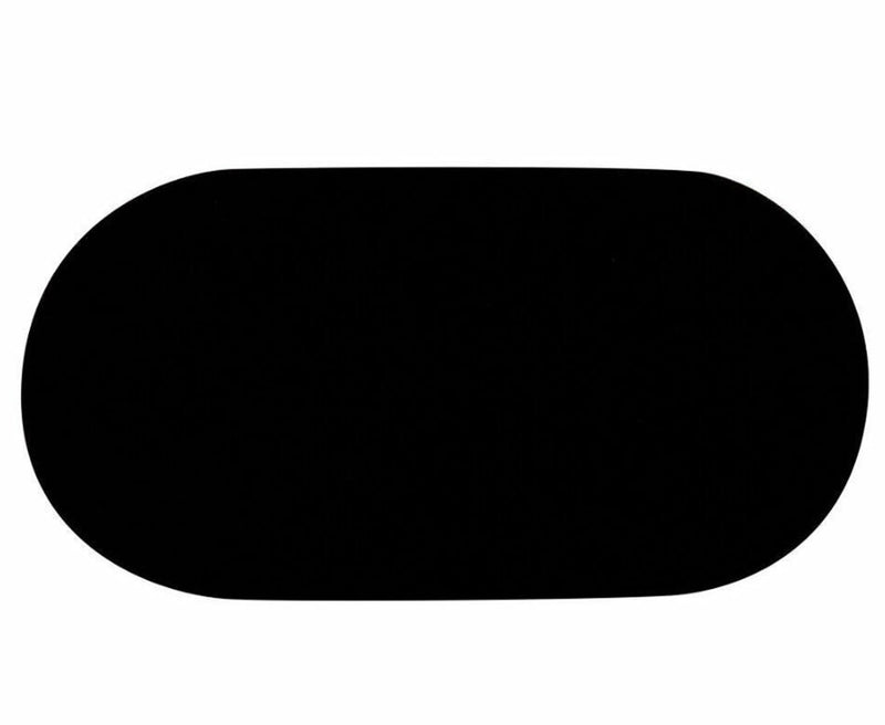 Black Velvet Padded Pad Oval Jewelry Presentation Display Pad