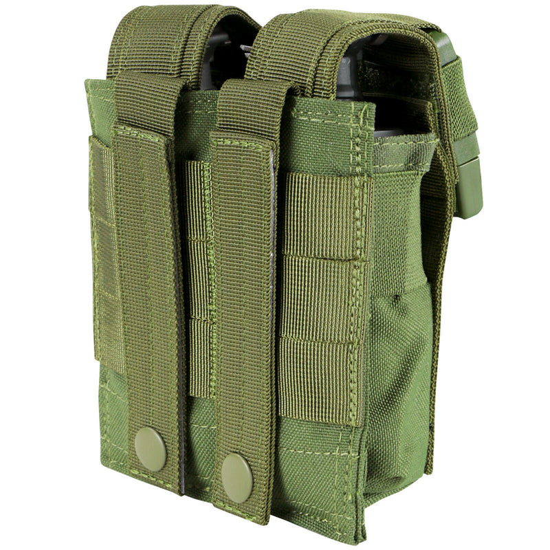 Molle Tactical PALS Double Flash Bang  Pouch Magazine Mag Flap Buckle