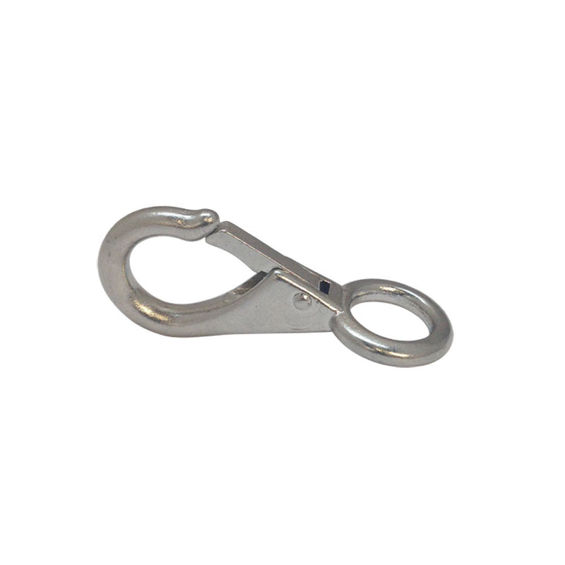 1 Pc 5/8'' Marine Stainless Steel 316 Fixed Eye Boat Snap Hook 220 LB Grade 316