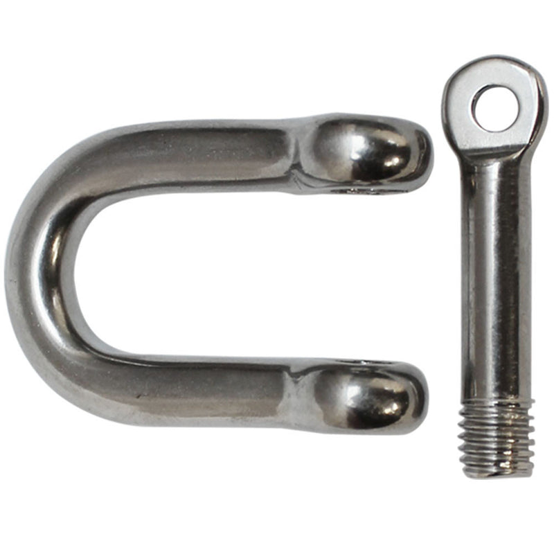 1/2" Chain D type Rigging Bow Shackle Anchor Boat Stainless Steel Paracord