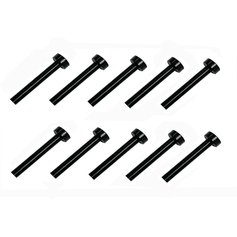 10 Pc 3/16" T316 S.Steel Black Oxide Hand Swage Dome Plain Head For 3/16" Cable