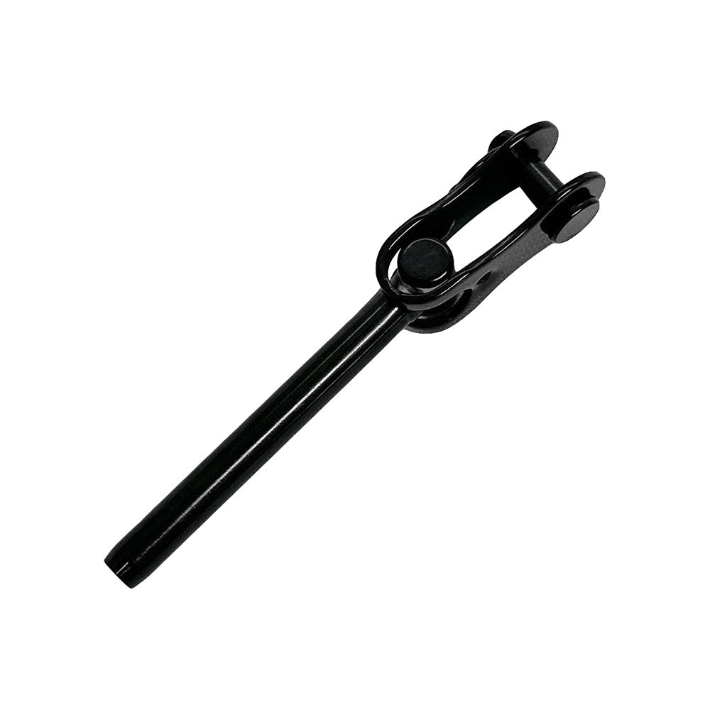 10 Pc 3/16" Black Oxide 316 S.Steel Hand Swage Toggle Jaw For 3/16" Cable Rail