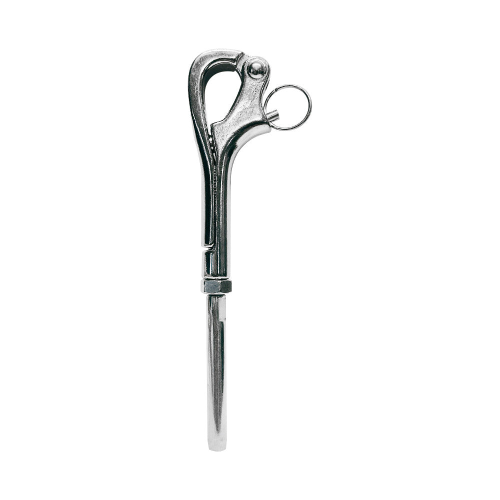 Marine Stainless Steel T316 6" Pelican Hook For 1/4" Cable Wire Boat S