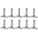 10Pc Marine Boat Stainless Steel Swageless Deck Toggle For 3/16" Cable Wire Rope