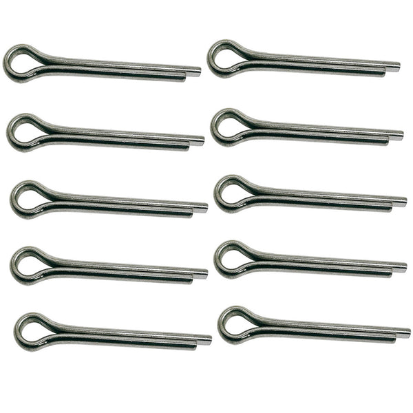 10 Pc Marine Boat Stainless Steel 3/32"x3/4" Cotter Pin Clip Split Pin Hardware