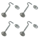4Pc Marine Stainless Steel 316 3" Door Hook Lock Cabinet Cabin Door Hook Latch