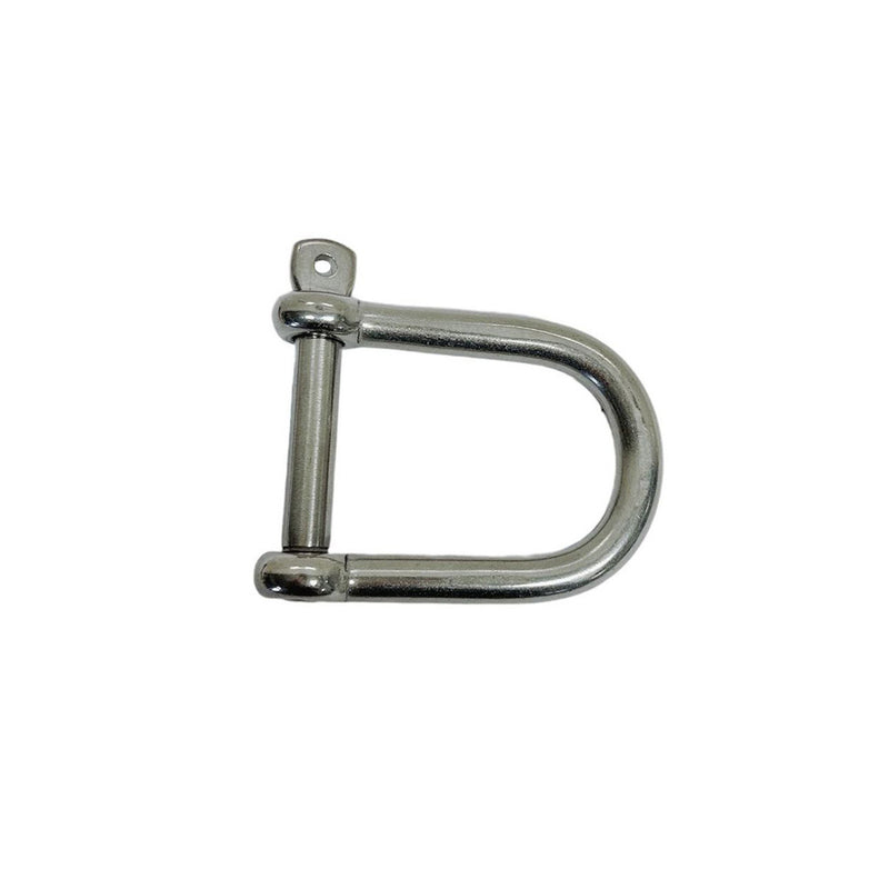 Marine Boat Stainless Steel T316 1/4'' Wide D Shackle Screw Pin 750 Lbs WLL