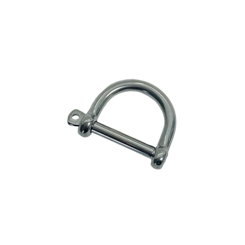 Marine Boat Stainless Steel T316 Wide D Shackle with Screw Pin