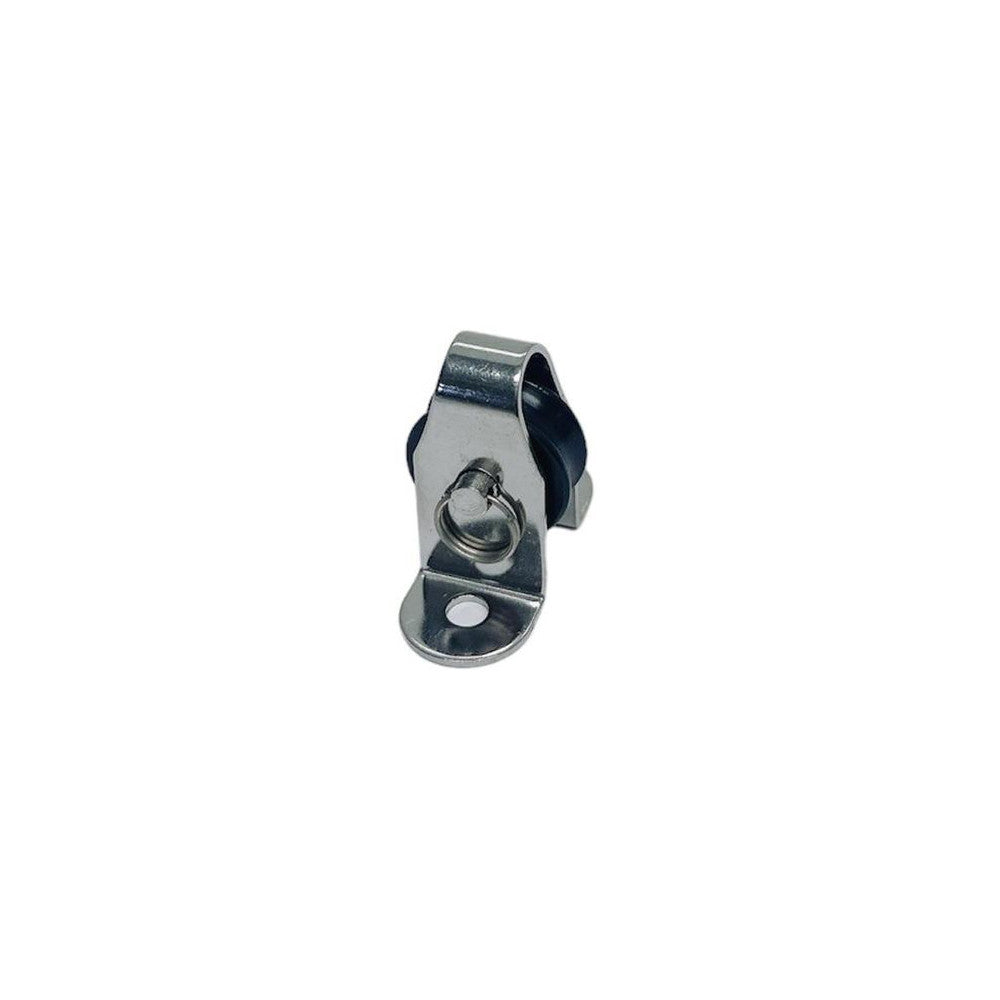 4 Pc Marine Stainless Steel T304 1/4" Surface Mount Pulley Block Nylon Sheave