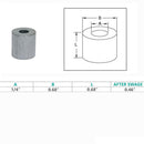 Aluminum Stop Button Aluminum Swage Stop Sleeve Button Rigging For Wire Cable
