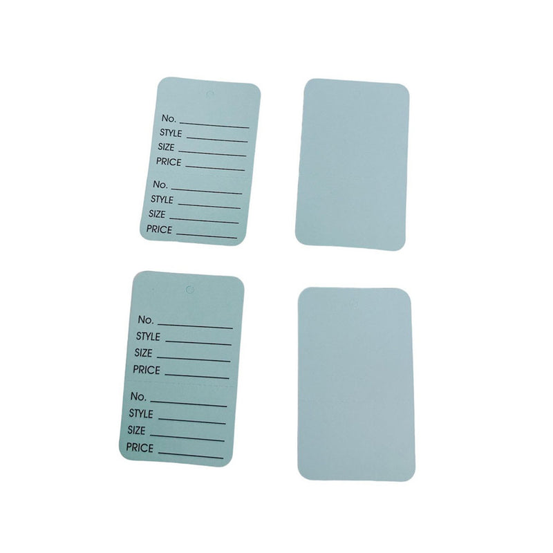 LIGHT BLUE 1000 PCS Large Perforated Hang Tags Coupon Price Paper Label Card