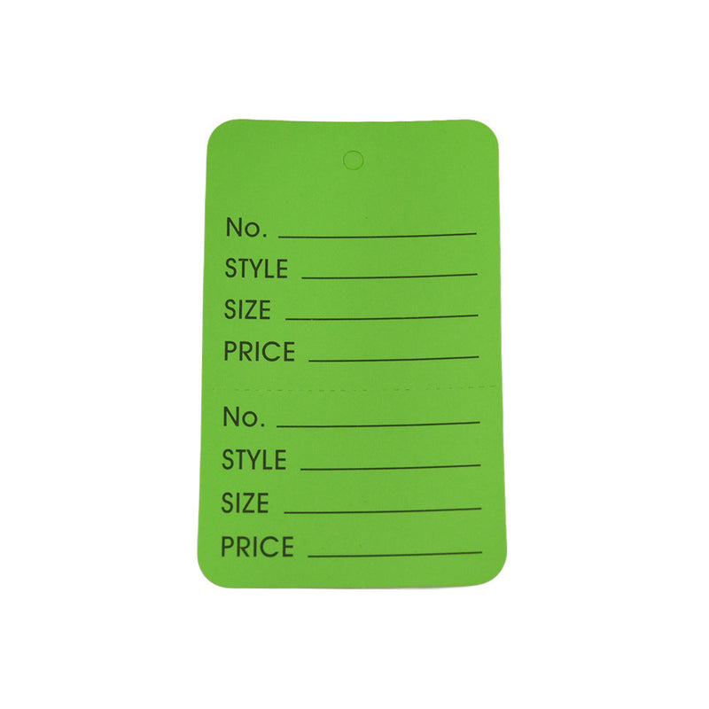 1000 PCS Large Merchandise Coupon Price Tags Without String 1-3/4" x 2-7/8"