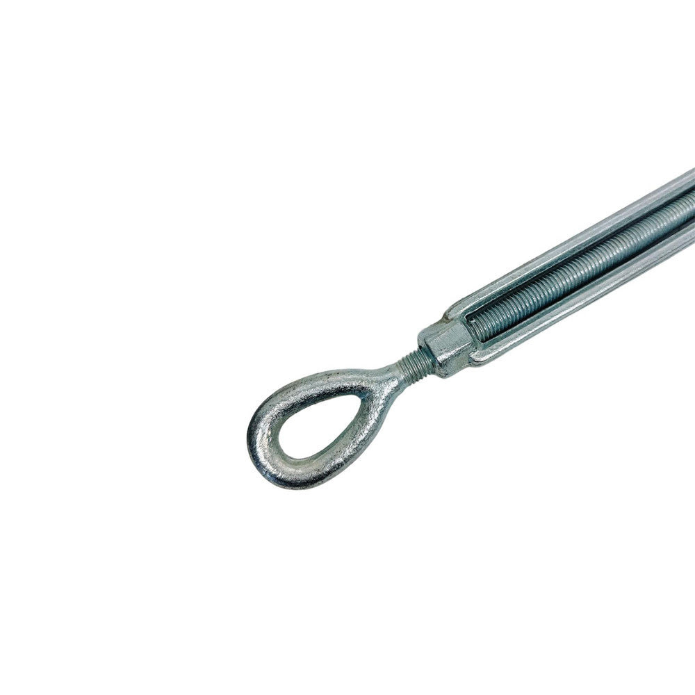 1/2" x 12" Hook Eye Galvanized Turnbuckle Drop Forged 1500 Lb WLL Hook Eye