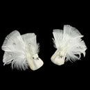 10 Pcs 4-1/2"L Artificial Peacock Bird Glitter Gems Foam Feather Crafts Christmas Ornament Decorations