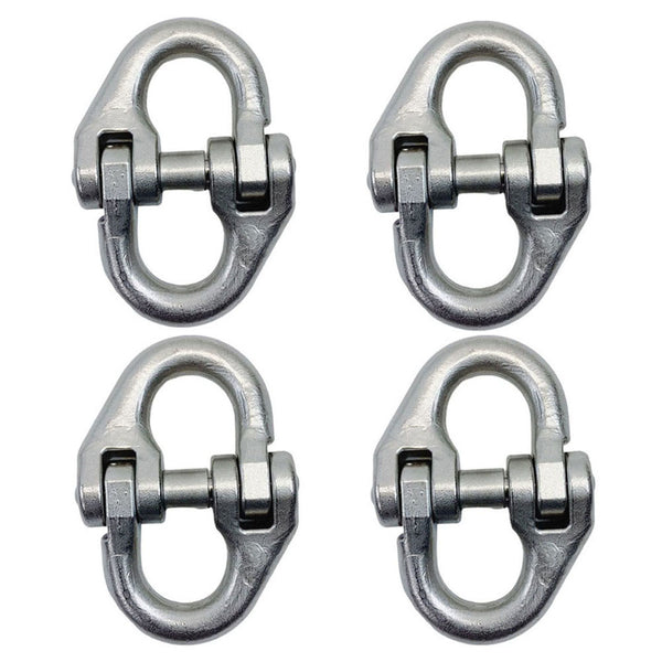 4 Pc Marine Stainless Steel 3/8" Hammerlock Link Chain Connect Link 4400 Lb WLL