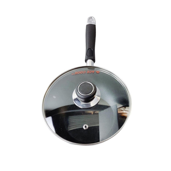 8" (20CM) Non-Stick Coating Wok Frying Pan With Lid Cooking Pot Cookware Kitchen