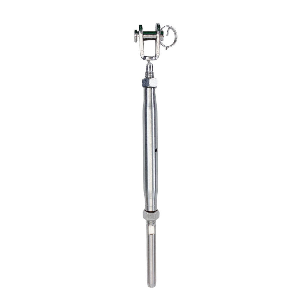 Stainless Steel T316 3/16" Cable Jaw And Swage Stud Turnbuckle 5/16" Thread