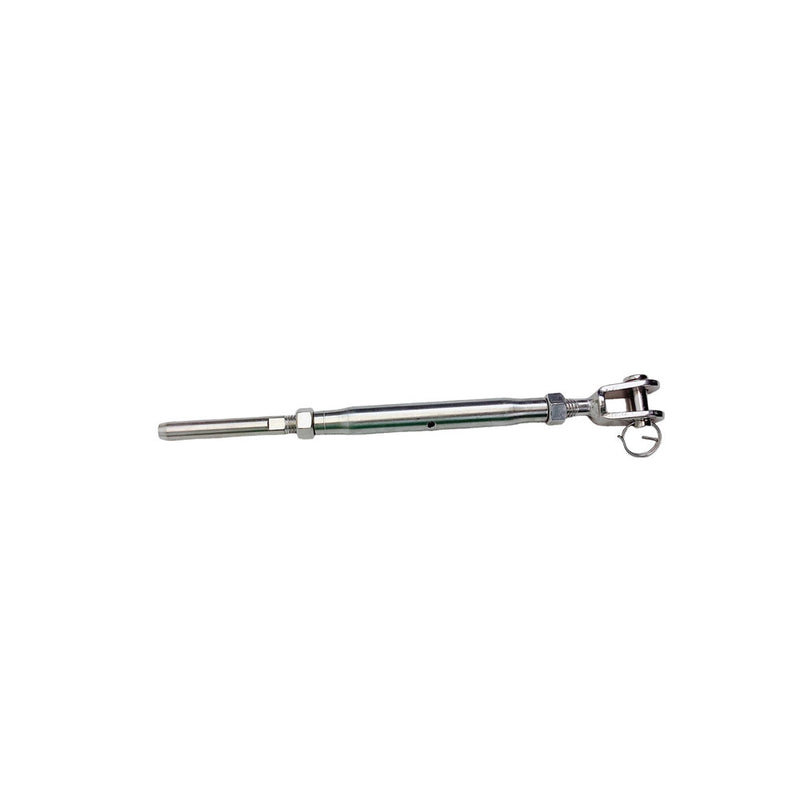 Stainless Steel T316 3/16" Cable Jaw And Swage Stud Turnbuckle 3/8" Thread