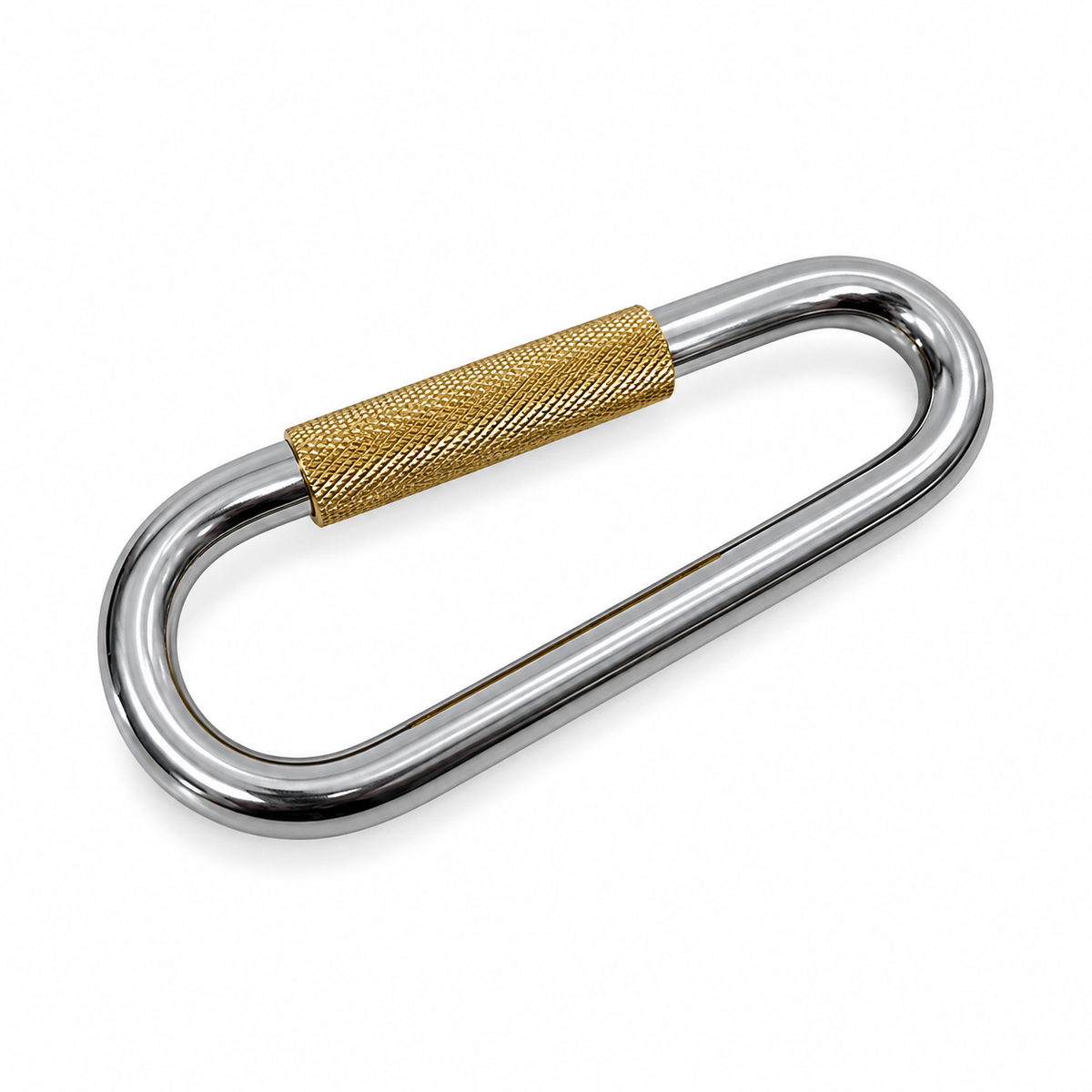 4 Pc Set Marine T304 Stainless Steel Quick Link, Spring Loaded Lock Carabiner for Rope, Chain, Cable, and Outdoor Hardware