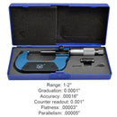 Outside Micrometer Ratchet Stop Hardened Spindle Precision Tool for Machinists