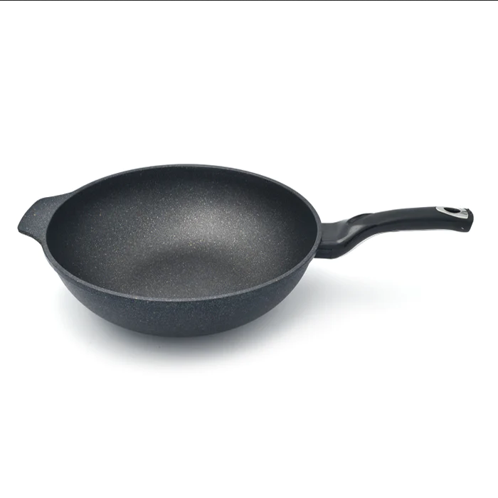 Marble Wok Non-Stick Cooking Frying Pan Pot 5 Layer Marble Wok Cookware