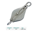 Stainless Steel T304 WIDE Swivel Eye Block For Wire Rope Cable Lifting Rigging