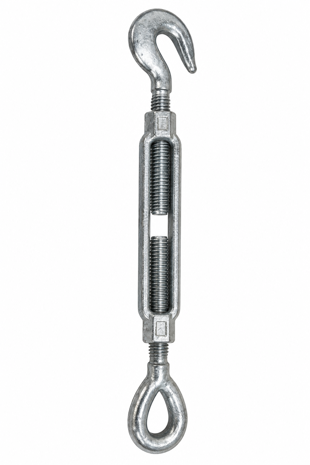 Galvanized Drop Forged Turnbuckle, Hook Eye, Jaw Eye, Hook Hook, Jaw Jaw, and Eye Eye Rigging Tensioner